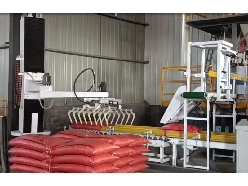 全自動(dòng)機(jī)器人袋裝碼垛機(jī)